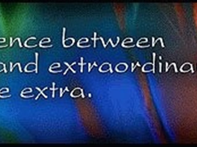 Ordinary vs. extraordinary